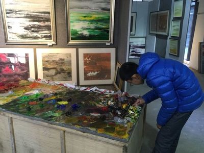 盤錦廣廈藝術街 繪就城市文化新畫卷的藝術創作服務高地